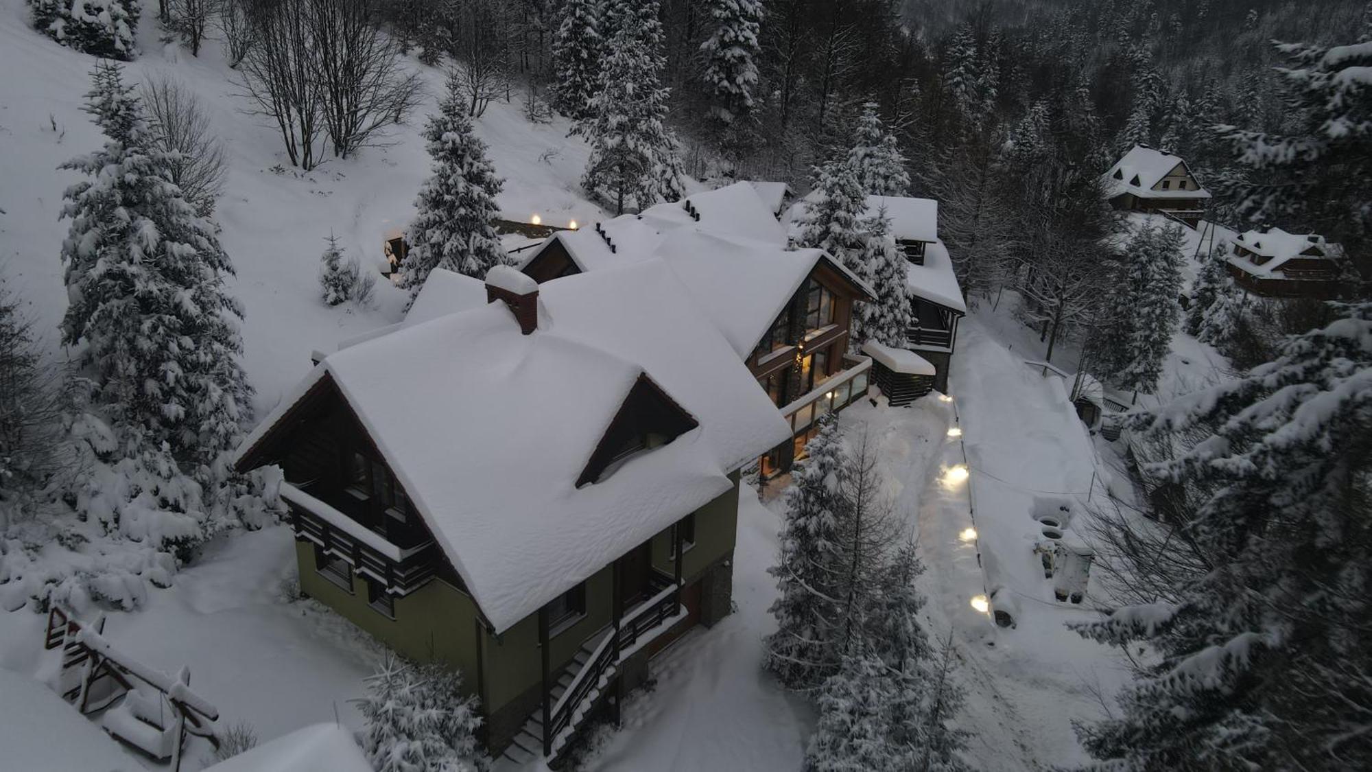 Malinowy Domek W Szczyrku Exteriér fotografie